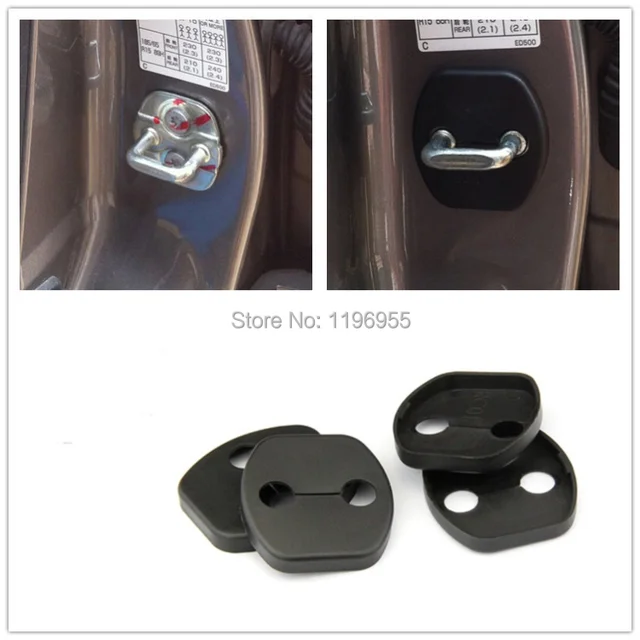 4pcs car door lock cover Door Striker Cover Hook for Nissan Versa sunny