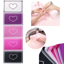 Складной дизайн ногтей Маникюрные практичные инструменты силиконовый держатель для подушек для рук коврик