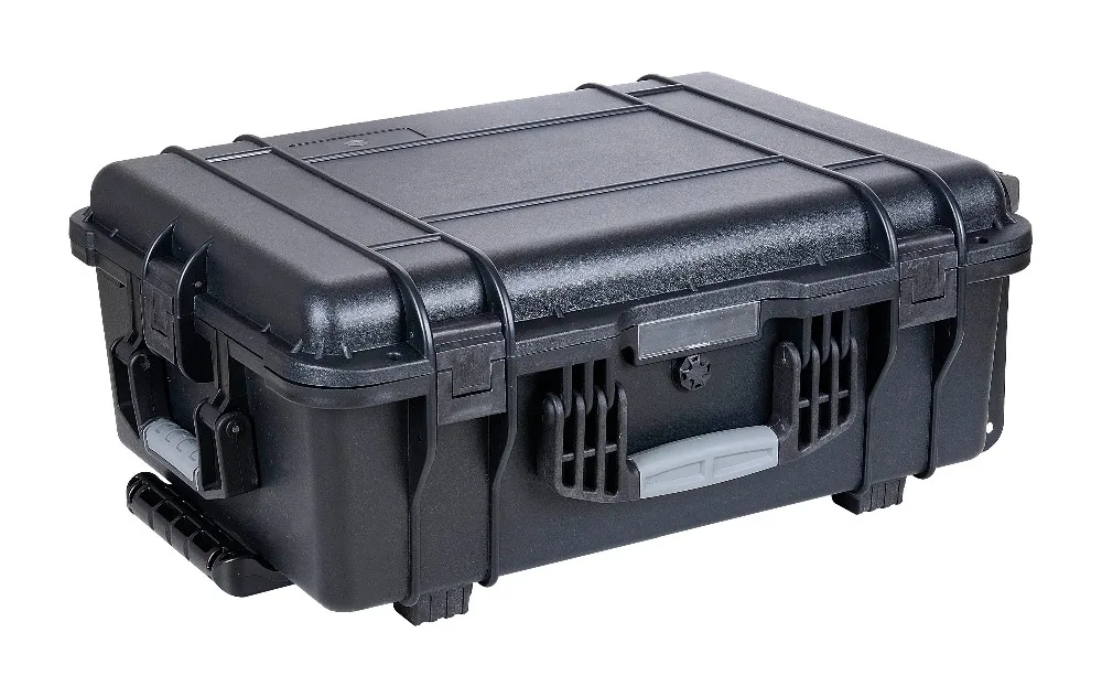 

plastic shockproof waterproof camera case with wheels