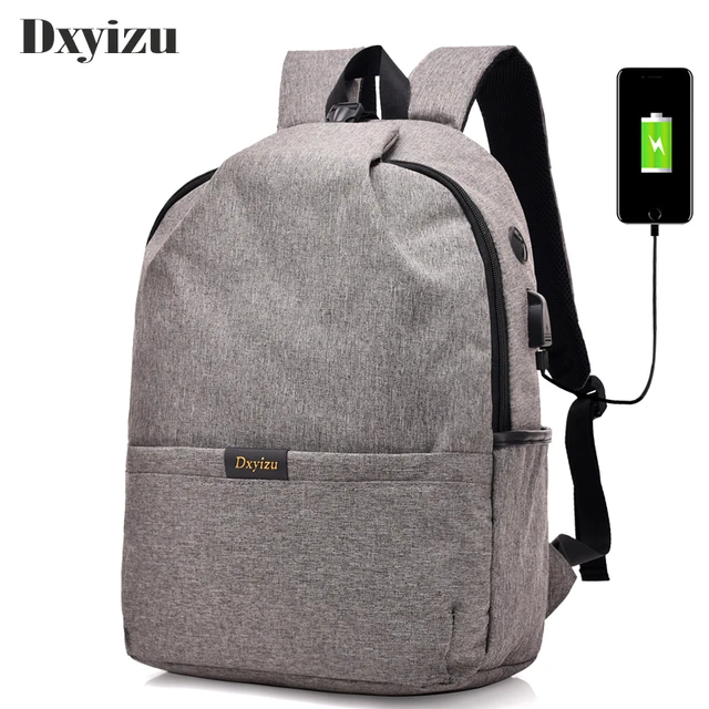 2018 New Men S Book Bags Usb Charging Backpack Rucksack Laptop 2018 New Men S Book Bags Usb Charging Backpack Rucksack Laptop Preppy School College