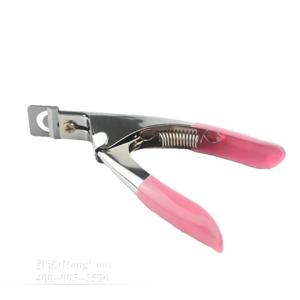 

Free Shipping Pink Manicure Nail Cutter Stainless Steel Nail Clipper Acrylic Gel False Nail Tip Cutter Clipper Nail Scissors