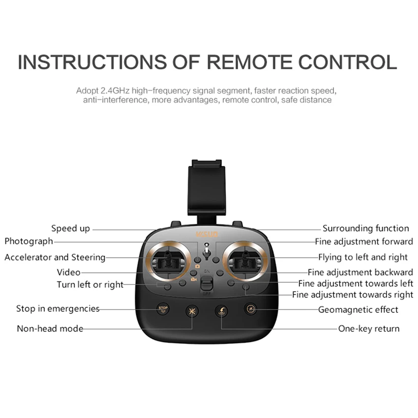  Cuaderno visual XS812 RC GPS Drone HD 4K cámara de 5G WIFI altitud Quadcopter con cámara helicópter