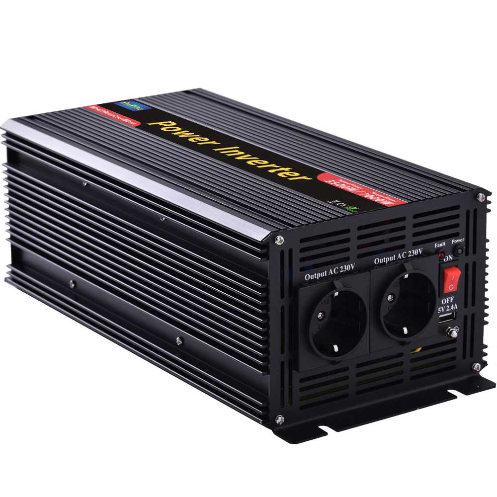 

Power inverter 3000w/6000 watt DC 12V AC 230V inverter off grid inverter with led display free ship