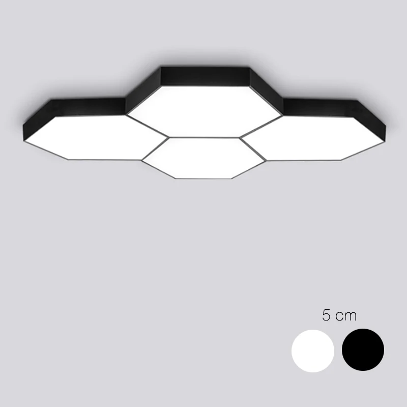  DX Hexagon LED Ceiling Light Modern Lamp Living Room Lighting Fixture Bedroom Kitchen Surface Mount - 33026019237
