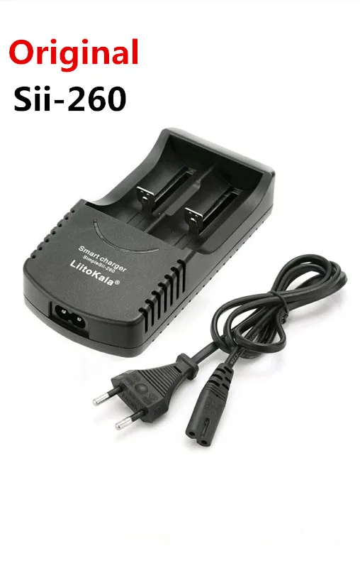 

LiitoKala Sii-260 3.7V 18650 26650 18500 16340 21700 1.2V AA /AAA Ni-Mh Smart Battery Charger+EU AC line + Free shipping