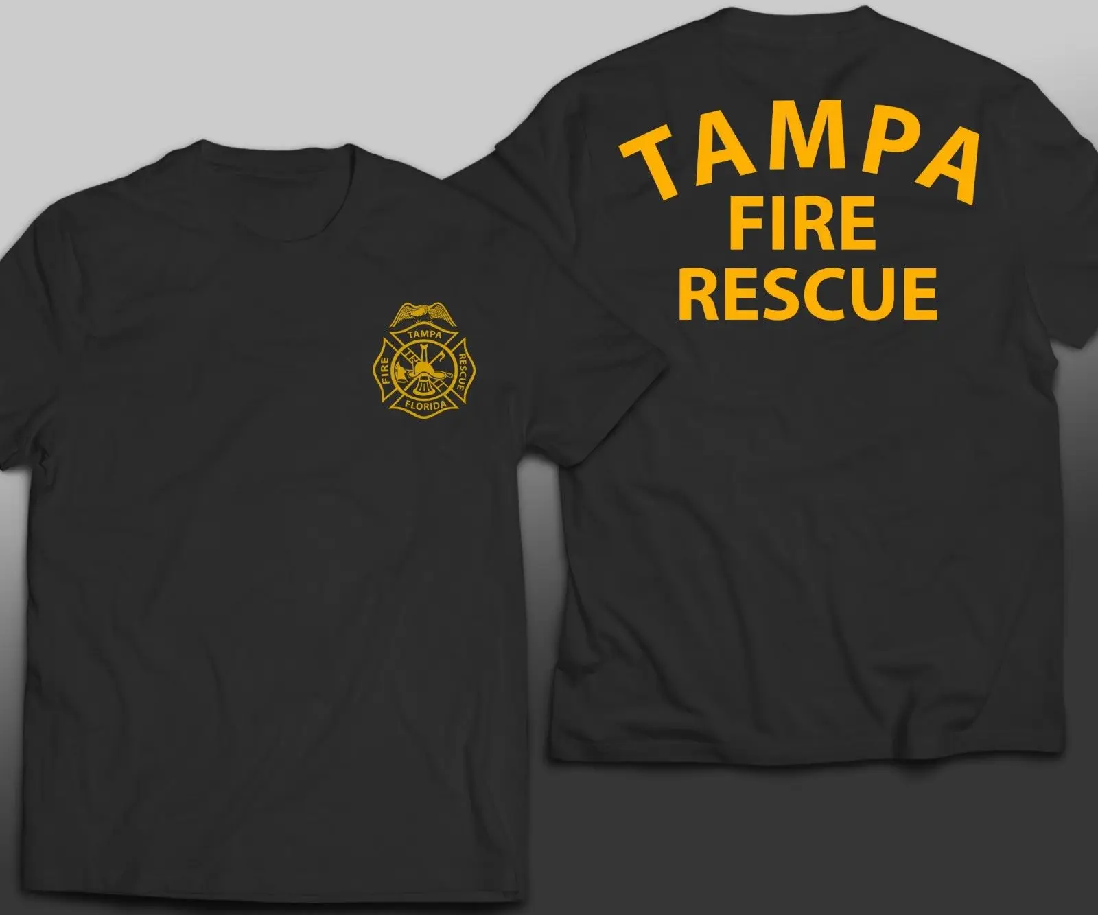 Tampa Флорида штат спецназ пожарный логотип футболка S 3XL|Футболки| |