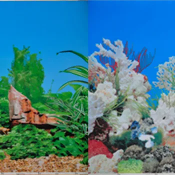 

Non-self-adhesive HEIGHT 40 50CM WATERPROOF Aquarium Decoration Fish Tank Background Wallpaper Sticker Pet Supplies Accessories