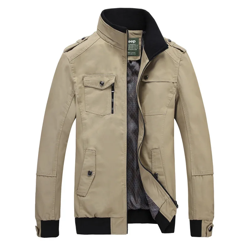 European and American men's jacket 2019 new fashion spring jacket men's jacket casual outdoor sports slim 4 color M-4XL European and American men's jacket 2019 new fashion spring jacket men's jacket casual outdoor sports slim 4 color M-4XL