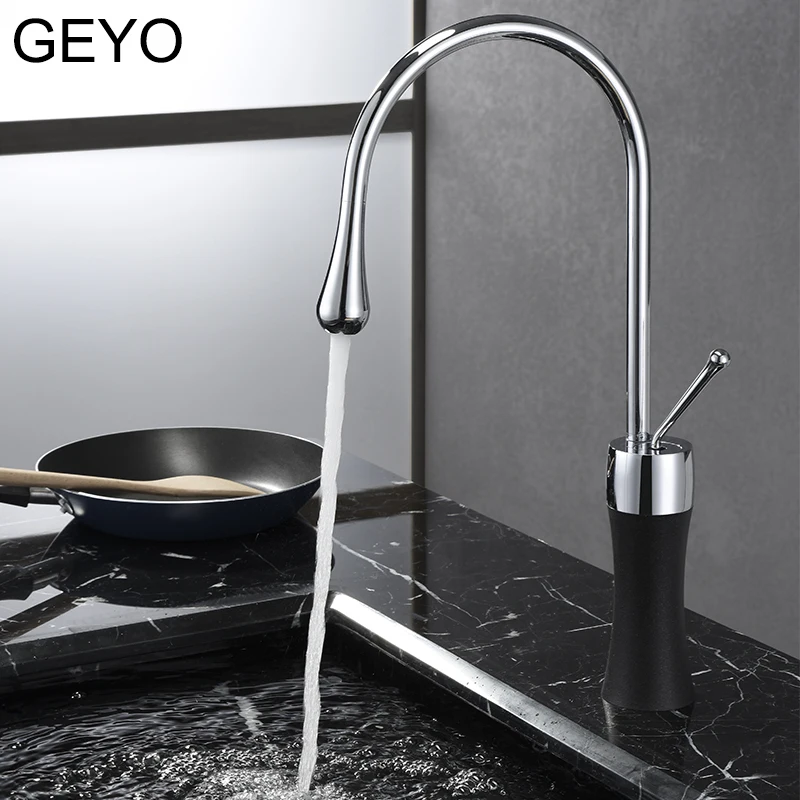

GEYO Kitchen Faucet Sink Faucet Cold and Hot Water Mixer tap 3 Model Chrome Single Handle Tap Torneira Cozinha