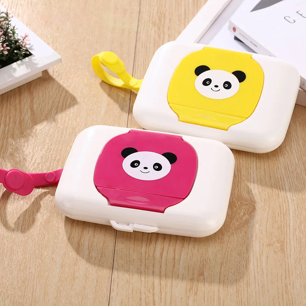 

Wet Wipes Case Automatic Plastic Baby Tissue Box Wipes Holder Travel Storage Container Pull Out Dispenser Press Pop-up AP28