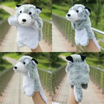 

New Wolf Hand Puppet Baby Kids Child Developmental Soft Doll Plush Toy CUTE& SOFT &HIGH QUALITY Kids Toys Gift