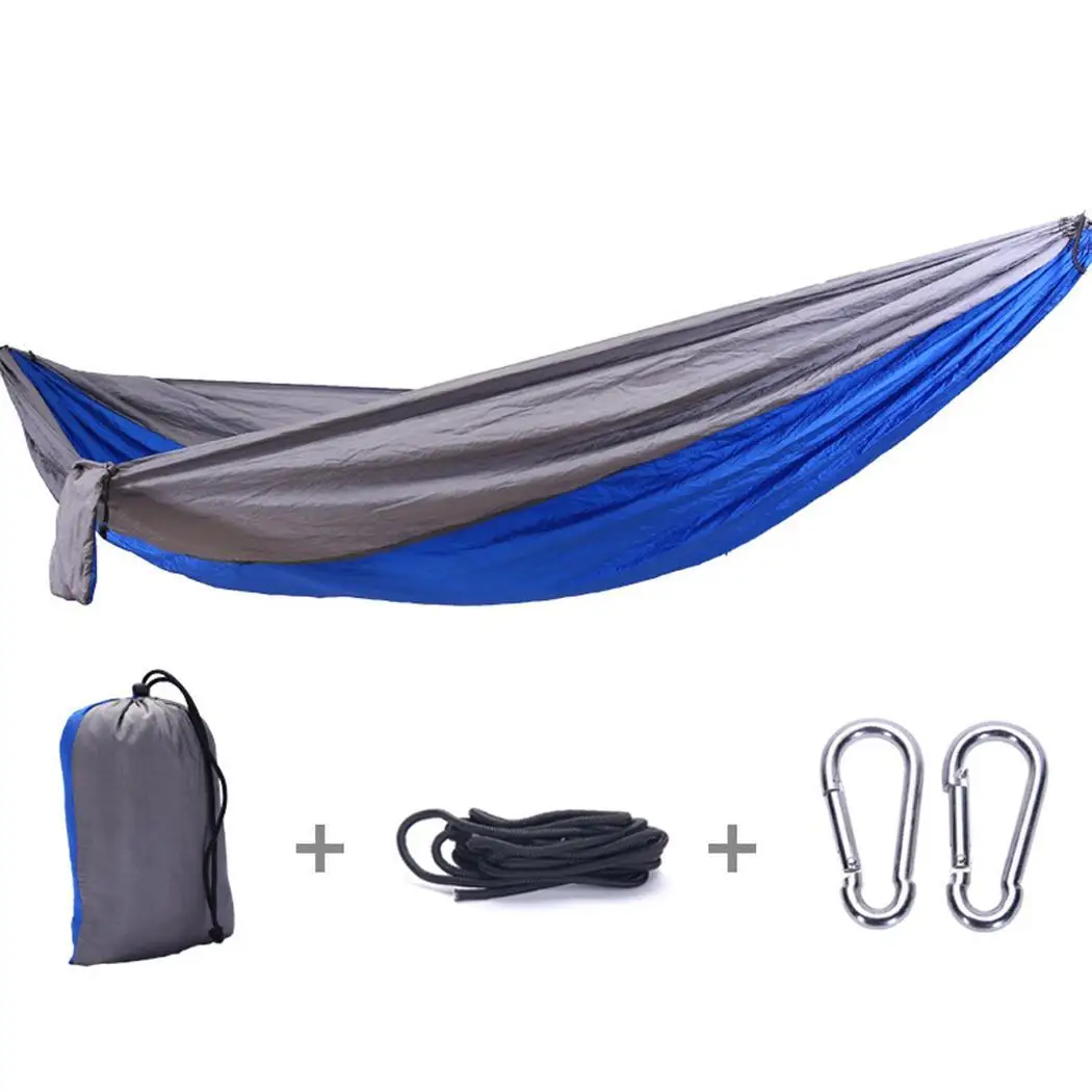 

New Indoor Outdoor Comfort Durability Large Set Yard, Bedroom, Porch and so on. Parachute Patchwork Hammock