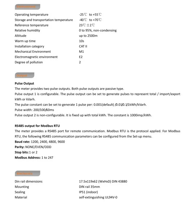 SDM120 Modbus RS485 счетчик энергии однофазный RTU счетчик энергии цифровой ЖК-дисплей din-рейку счетчик энергии 230 В