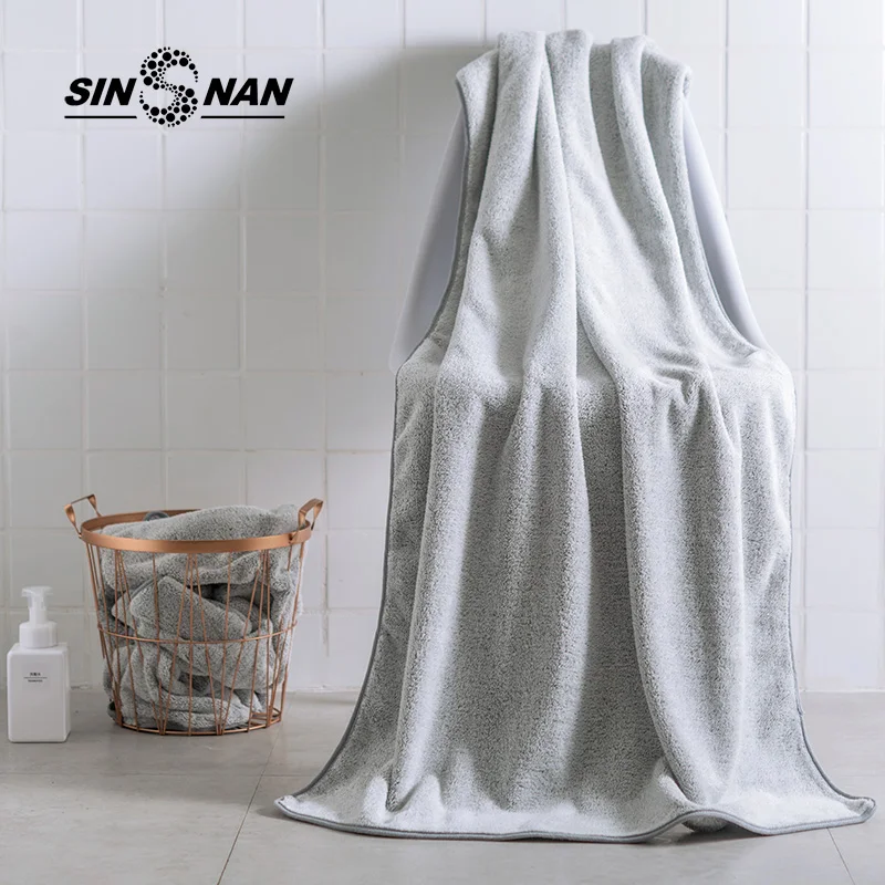 Kaufen SINSNAN Hohe Qualität Carbon Fiber Haut freundliche Bad Handtuch Super Saugfähigen Handtuch Dusche Schwimmen Spa Sport Reise Handtücher