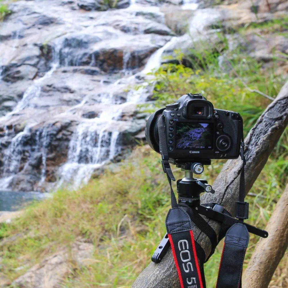 FITTEST KTK-T02A Compact Portable Foldable Aluminum Tabletop Tripod Macro Mini Tripod Kit with Pano