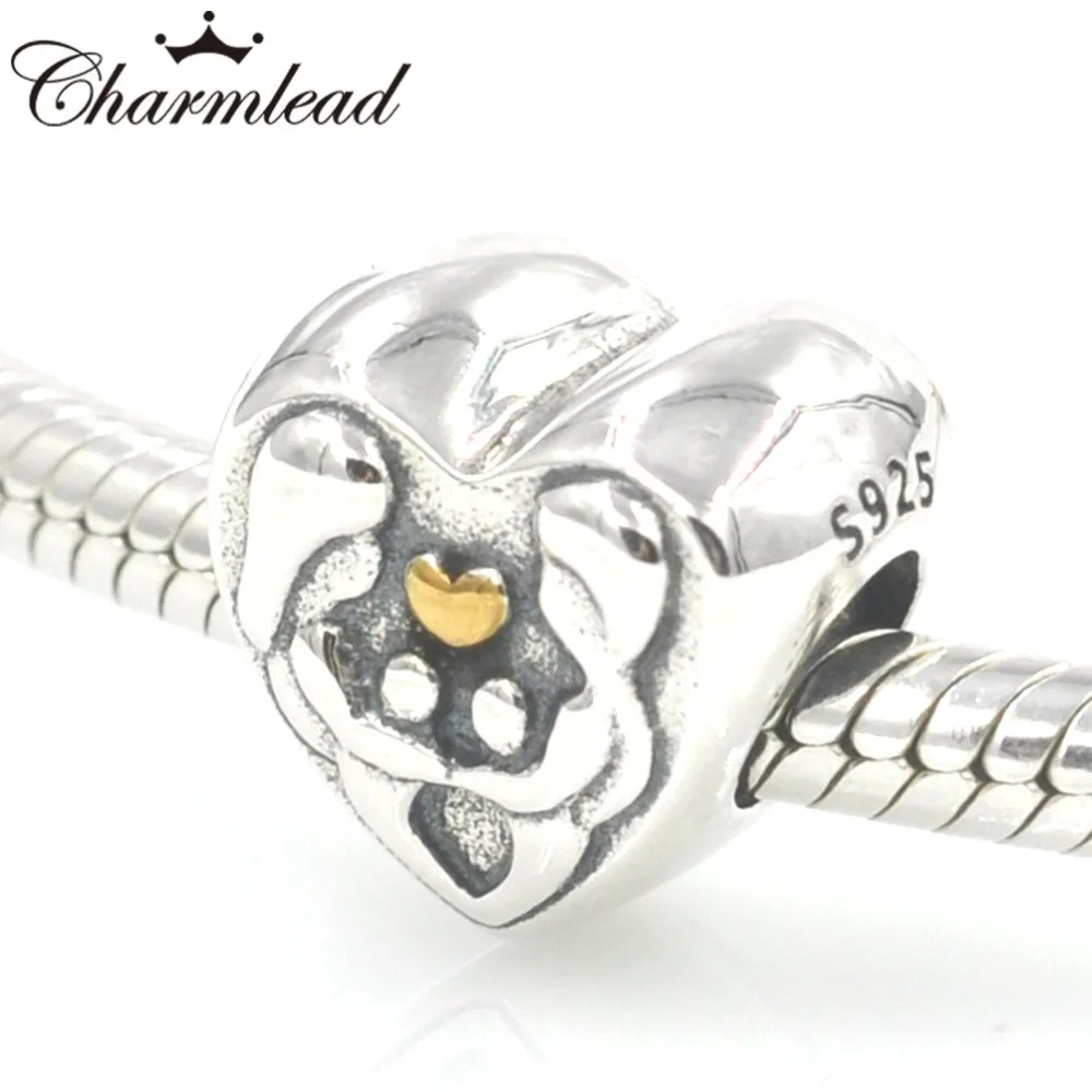 Buy Fits Pandora Charms Bracelet Golden Heart Family