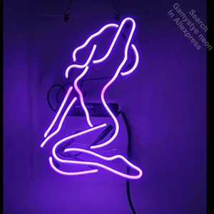 Gamystye Vintage Naughty Girl Advertising Neon Box