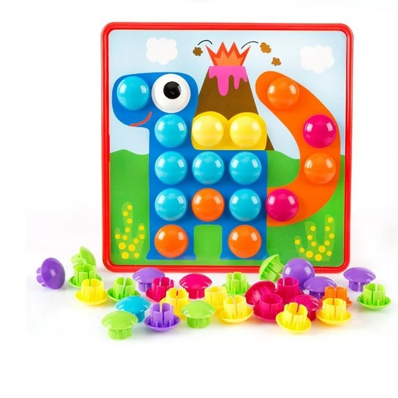 

Montessori 10pcs/set Button Nail Puzzle Kids Toys For Children Boys Oyuncak Oyuncaklar Juguetes Brinquedo Brinquedos