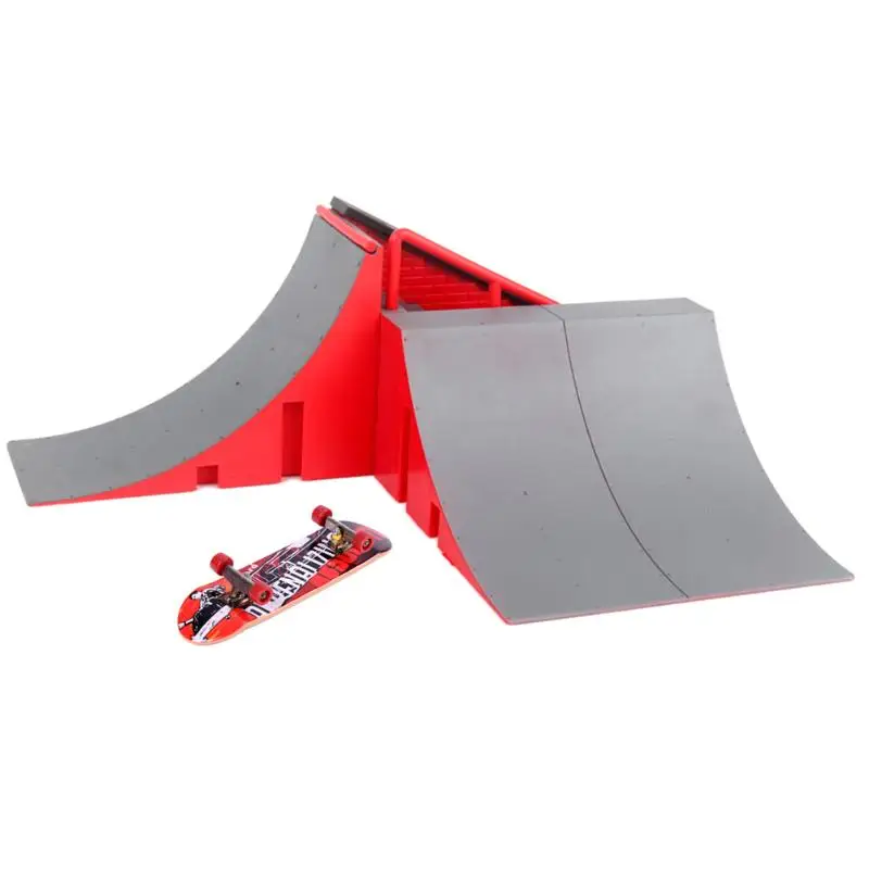 

Novelty Mini Finger Skating Board Table Game Ramp Track Toy Set for Kids Educational Toy Sakteboard Children Gift for Boy Type A