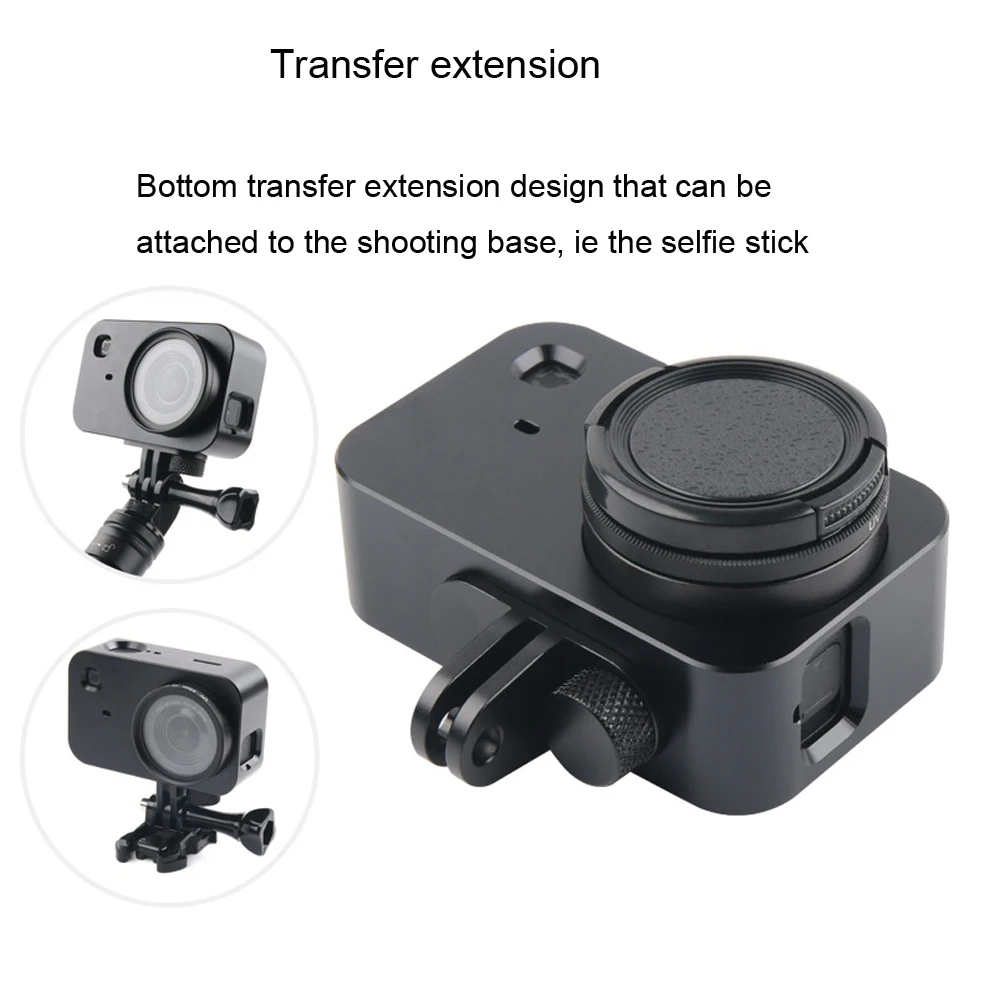 Skup JINSERTA ochronna CNC aluminiowa rama obudowa do xiaomi Mijia Mini kamera 4K z 37mm filtr soczewkowy uv + śruba osłona obiektywu Protector