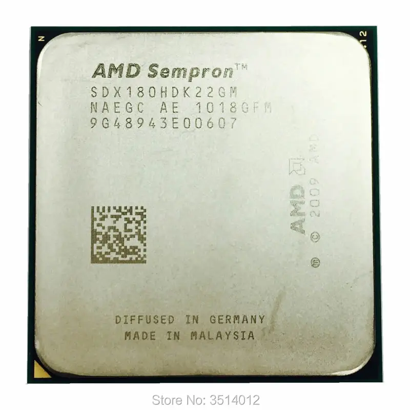 Четырехъядерный процессор AMD Sempron X2 180 2 4 ГГц SDX180HDK22GM разъем AM3|socket am3|cpu processorcpu socket am3