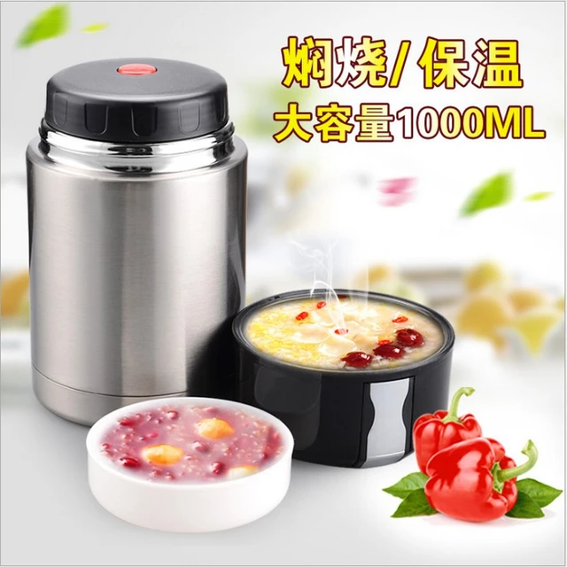 1000ml Soup Thermos Food Jar Portable Insulated Rice Box Thermos