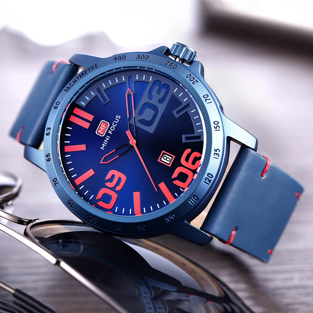 

MINI FOCUS Original Tob Brand Fashion Men's Watch Quartz Men Waterproof Wrist Watches Military Clock relogio masculino