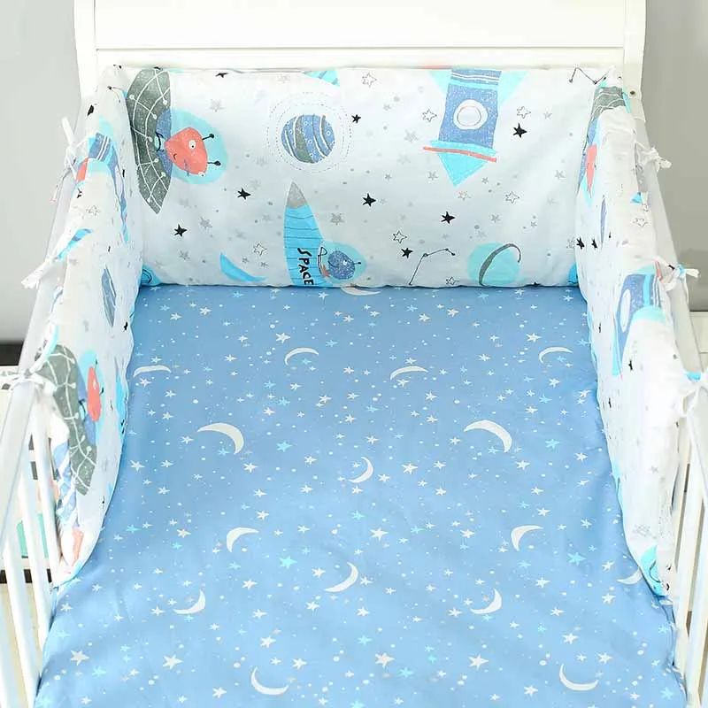 Nordique Étoiles Conception Lit Bébé Côtés U en forme de Nouveau-Né Lit Pare-chocs Room Decor 180*30 CM 1 PC longue Lit Enfants Pare-chocs Literie Ensemble