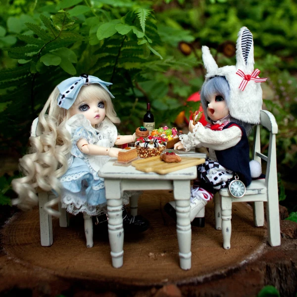 

Luna BJD Doll BJD/SD Fashion LOVELY model Resin Joint Doll For Baby Girl Birthday Gift random eyes
