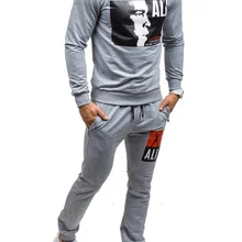 ZOGAA мужской повседневный спортивный костюм Горячая Мода мужские спортивные костюмы комплект из двух предметов спортивный костюм спортивная одежда