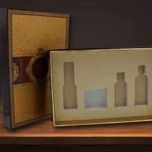 Индивидуальный дизайн коробка для упаковки косметики Подарочная коробка для косметики для эфирного масла с вырезами EVA/пены вставка- PX10209