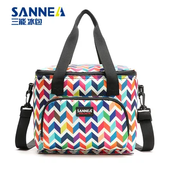 

10L Oxford Thermal Insulation Waterproof Lunch Cooler Bag Picnic Portable Container Bags Food Travel Insulated Storage Icepack