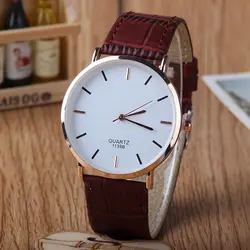 2017, Новая мода Для мужчин Для женщин кварцевые часы Любители пара Бизнес Повседневное наручные часы