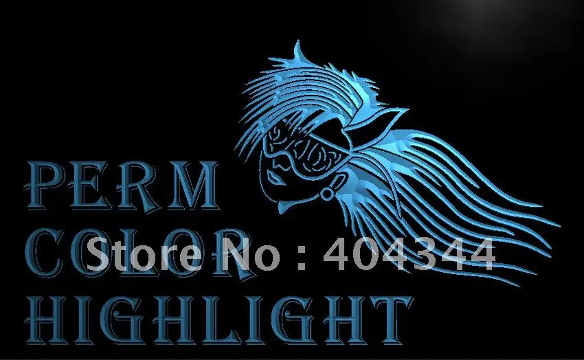 LB217- OPEN Perm Color Highlight Hair Cut Light Sign home decor crafts | Дом и сад