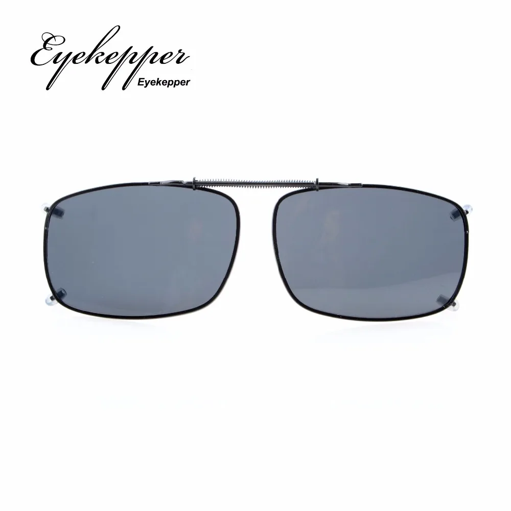 

C60 Eyekepper 58x38 MM Clip On Sunglasses With Spring Draw Bar Polarized