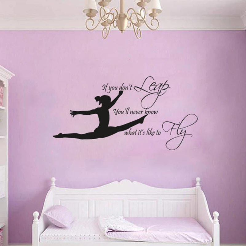Stickers Decor Decals Stickers Vinyl Art Gymnastic Dance
