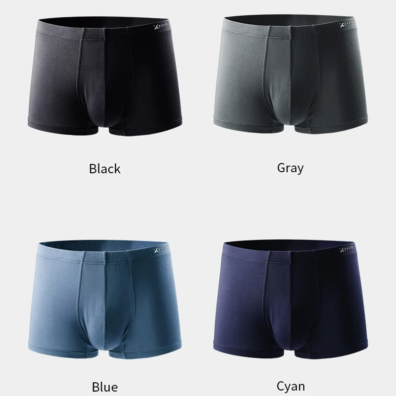 XSHARK Для мужчин боксерские Модальные нижнее белье Sexy Man комфортные трусики из