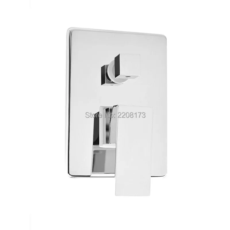 

Smesiteli Shower Valve Chrome Bathroom Thermostatic Wall Mounted Hot Cold Shower Bath Square Mixer Faucet Tap Control Valve