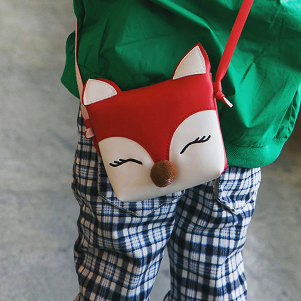 

OCARDIAN Wallet Coin Purses Children Cut Small Baby Girls Boys Fox Shoulder Bag Handbags Mini Crossbody Bag Packet Dropship M4