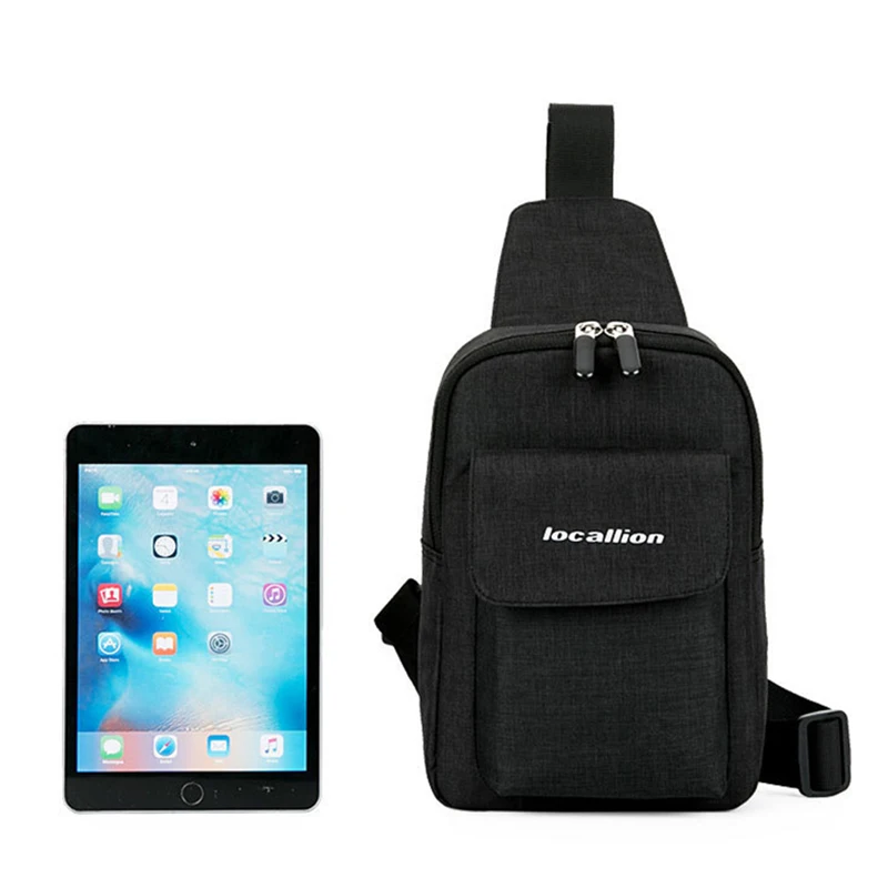 

Men Mini Chest Bag Casual Sports Bag Multi-functional Wear-resistant Crossbody Single Shoulder Bags Popular
