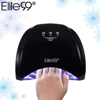 

Elite99 36W Nail Dryer LED Lamp Manicure Gel Varnish Lamp Nail Dryer UV Light 30s/60s/90s For Nail Art Curing Anti UV Gloves