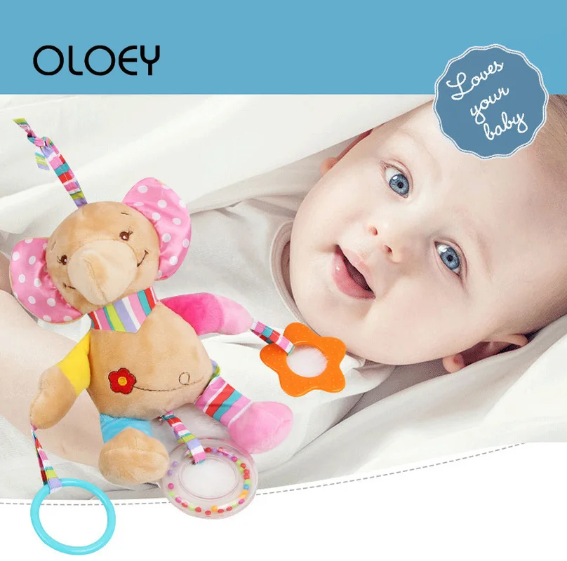 OLOEY Baby новорожденный на кровать коляску подвесная игрушка Прорезыватель для