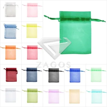 

25pcs 11x16cm Bag Organza Rectangle Pouch Bags Gift Wedding Jewellery Reception Party Sweets Favours Wholesale BB0013
