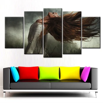 

Home Decor Picture 5 Panels Canvas Painting sanke poster Wall Art Painting Modern