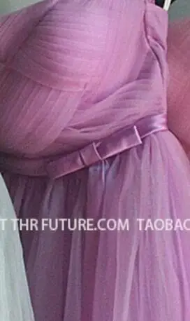Robe de soiree короткие фиолетовые без бретелек Вечерние платья vestido de noche vestito da sera платья для выпускного вечера вечерние платья - Цвет: light purple