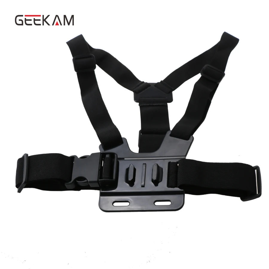 

Geerkam Chest Strap Belt for Gopro Accessories With Black Adjustable Tripod Harness Mount For SJ4000 GoPro Hero 2 Hero 1