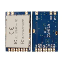 Одобрение FCC/CE/IC! 2 шт./лот RF2401F20-20dBm 2,4 ГГц nrf24l01+ модуль 100 мВт 2,4g nrf24l01 pa МШУ модуль