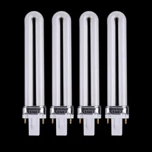 4 шт. 9 Вт электронная Сушилка для ногтей сменная лампа для ногтей аксессуары для ногтей УФ Гель-лак лампочка для машинки трубка DL