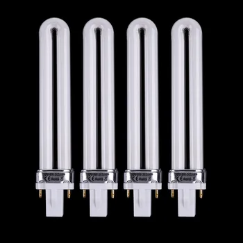 

4 Pcs 9W Electronic Nail Dryer Replacement lamp For nails Nail Arts Accessories UV Gel Polish Machine Lamp Tube DL