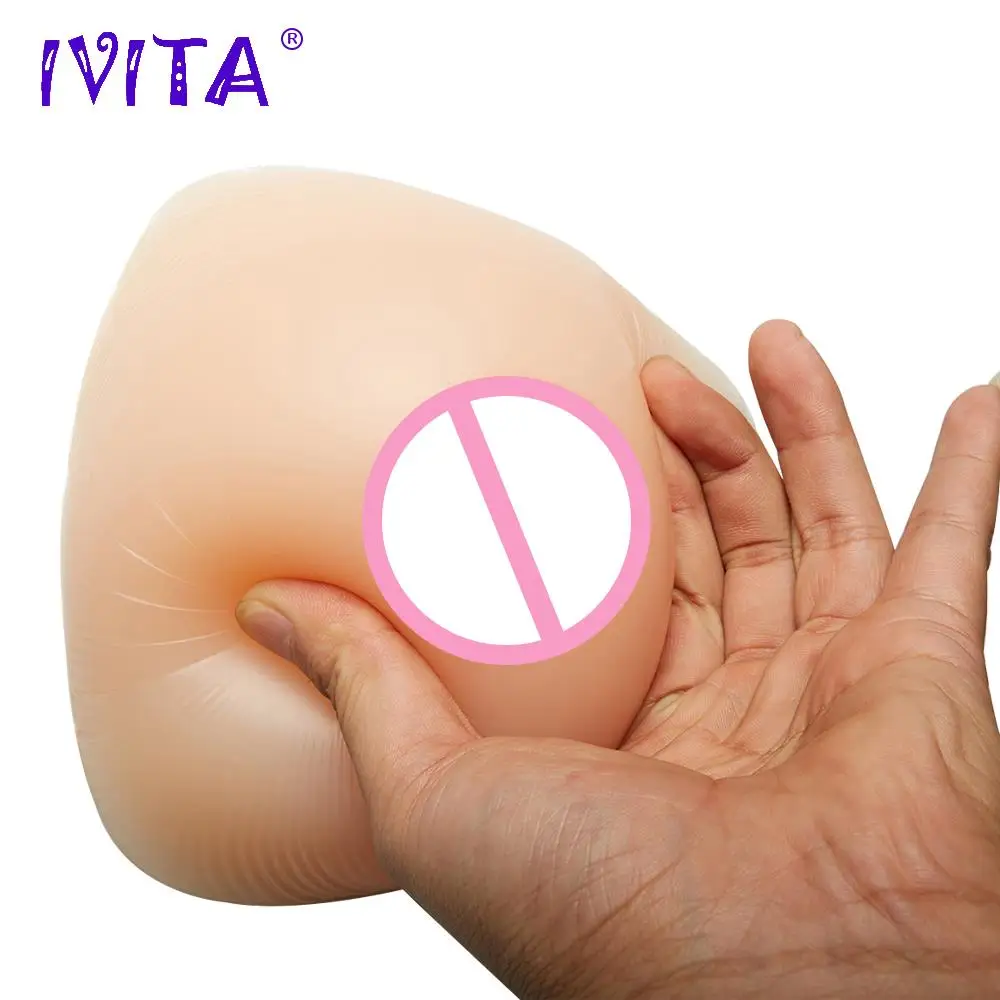 IVITA 2400 г усилитель поддельные груди реалистичные силиконовые формы для